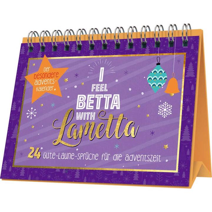 NAUMANN UND GOEBEL Tabella Calendario dell'avvento I feel betta with Lametta
