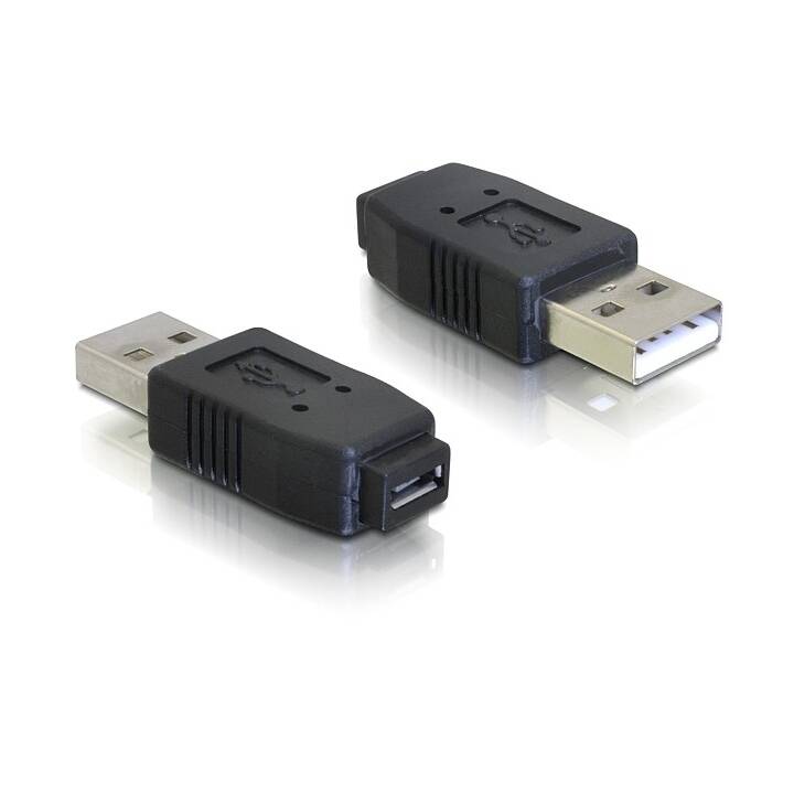 DELOCK Adapter (USB 2.0 Typ-A, USB 2.0 Micro Typ-B)
