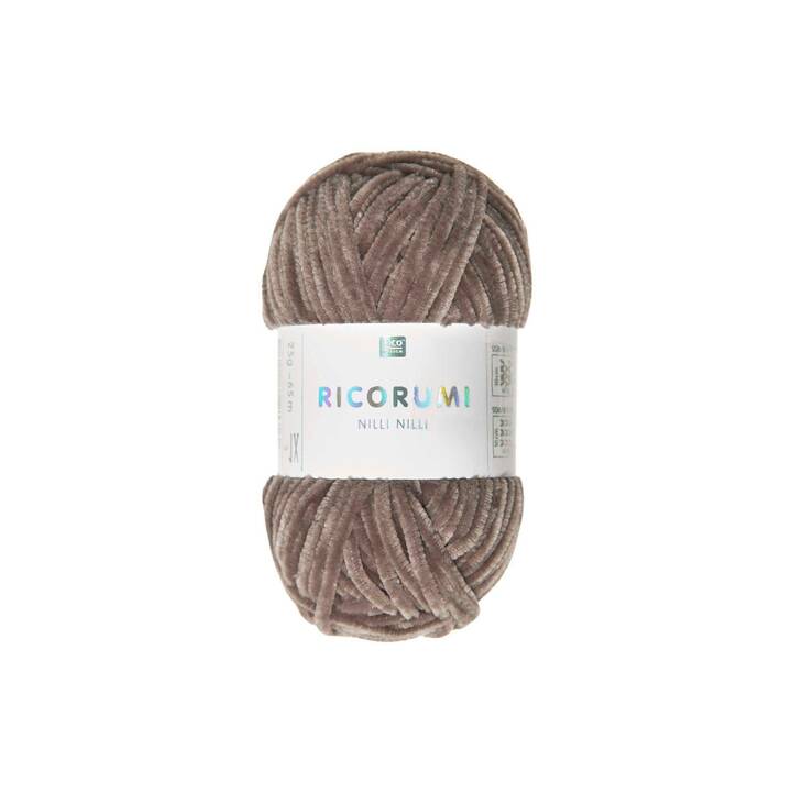 RICO DESIGN Wolle Ricorumi Nilli Nilli (25 g, Braun, Nougat)