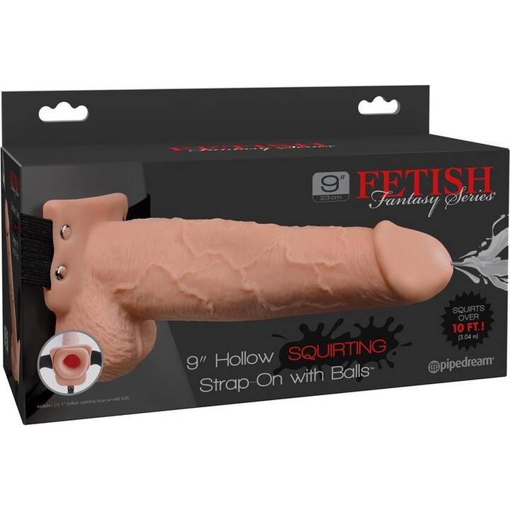 FETISH FANTASY Hollow Squirting Strap-on (25.5cm)