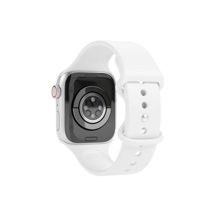 VONMÄHLEN Classic Cinturini (Apple Watch 45 mm / 42 mm / 49 mm / 44 mm, Bianco)