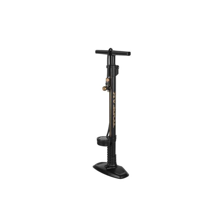 Accessoire Vélo Topeak Jaune Pompe à Vélo Sur Pied Topeak JoeBlow Sport III - Jaune, Double Valve (Presta/Schrader), 160 PSI Max Pompe De Sol Mécanique