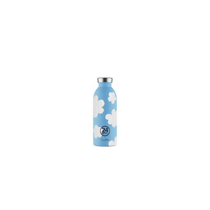 24BOTTLES Bottiglia sottovuoto Clima Daydreaming (0.5 l, Blu chiaro, Bianco)