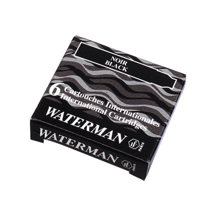 WATERMAN Tintenpatrone (Schwarz, 6 Stück)