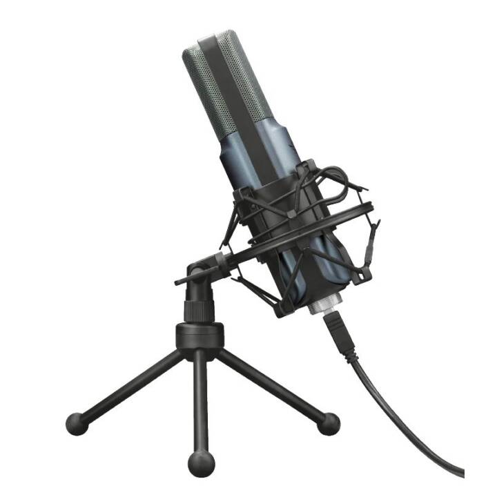 TRUST GXT 242 Lance Microphone directionnel (Argent, Noir)
