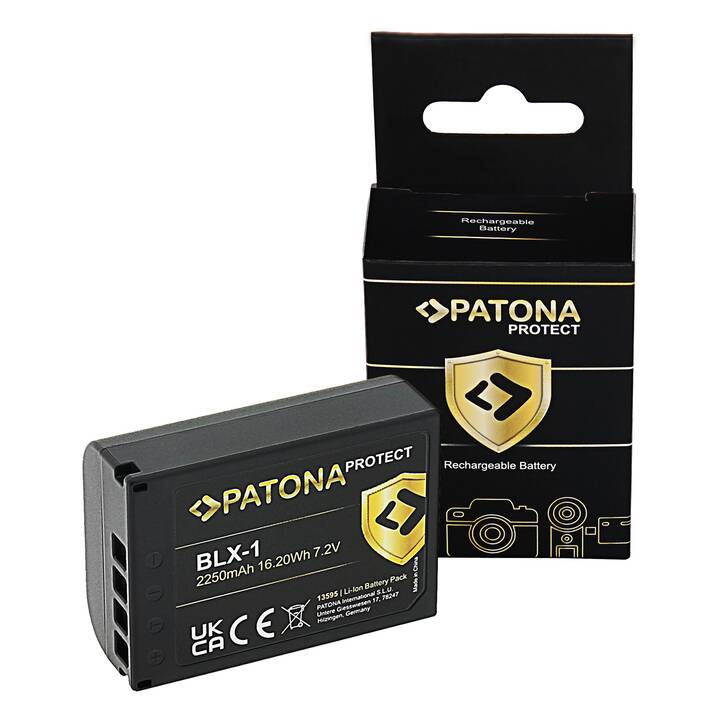 PATONA Olympus Protect Kamera-Akku (Lithium-Ionen, 2250 mAh)