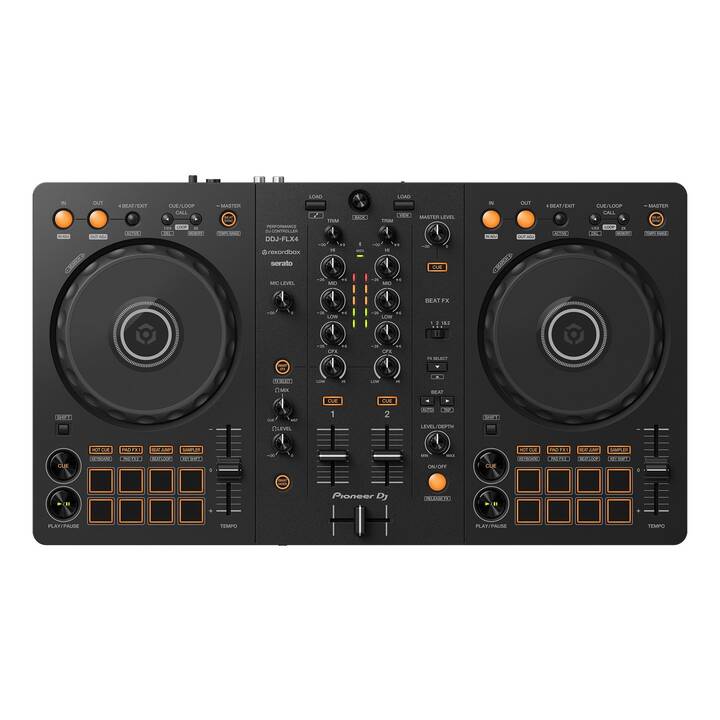PIONEER DJ DDJ-FLX4 (Orange, Noir)