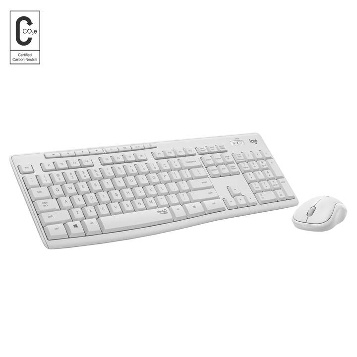 LOGITECH MK295 (USB, Svizzera, Senza fili)