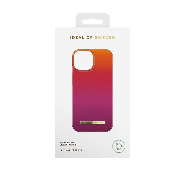 IDEAL OF SWEDEN Backcover Fashion Case Vibrant Ombre (iPhone 15, Amber)