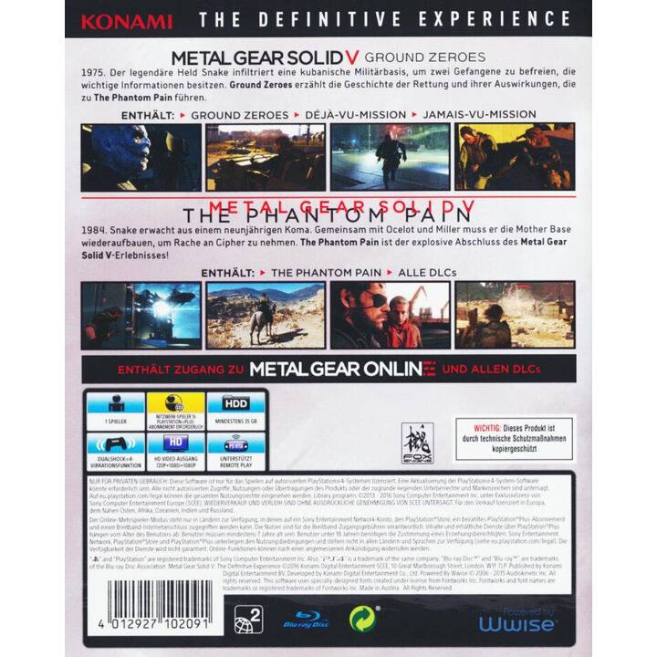 Metal Gear Solid 5 - The Definitive Experience (DE)