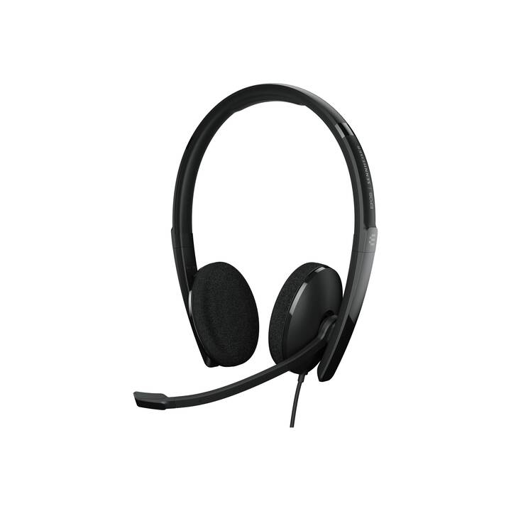 EPOS Office Headset ADAPT 160 II (On-Ear, Kabel, Schwarz)