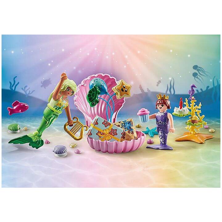 PLAYMOBIL Festa di compleanno della principessa sirena magica (71446)