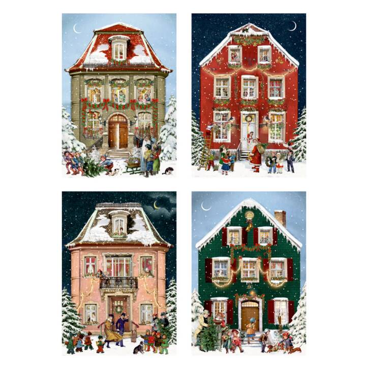 COPPENRATH Postkarten-Adventskalender Still erleuchtet jedes Haus