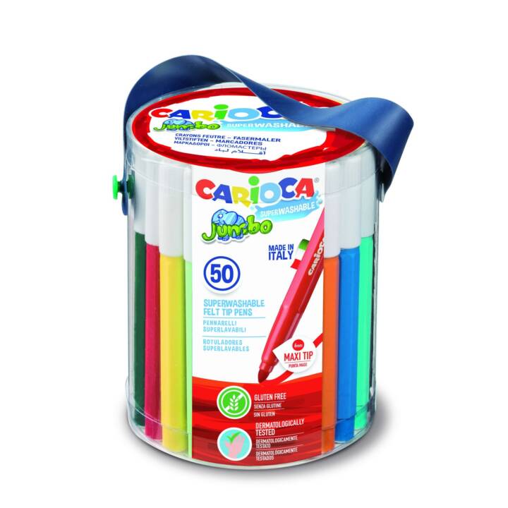 CARIOCA Crayon feutre (Multicolore, 50 pièce)