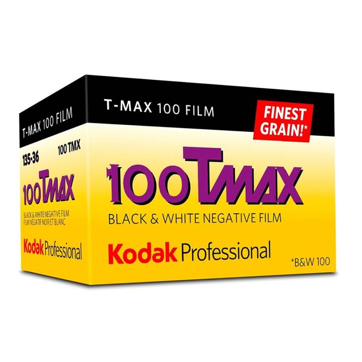 KODAK T-Max 100 Pellicule analogique (35 mm, Jaune, Noir)