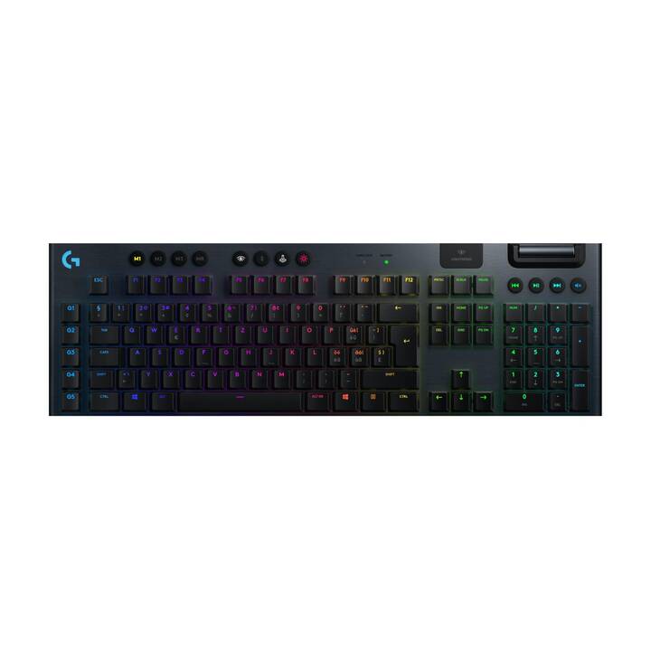 LOGITECH G915 GL Tactile (USB, Bluetooth, Suisse, Sans fil)