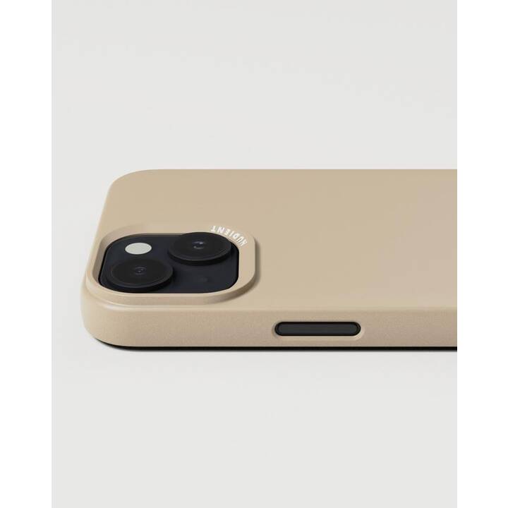 NUDIENT Backcover Thin (iPhone 15 Plus, Beige)