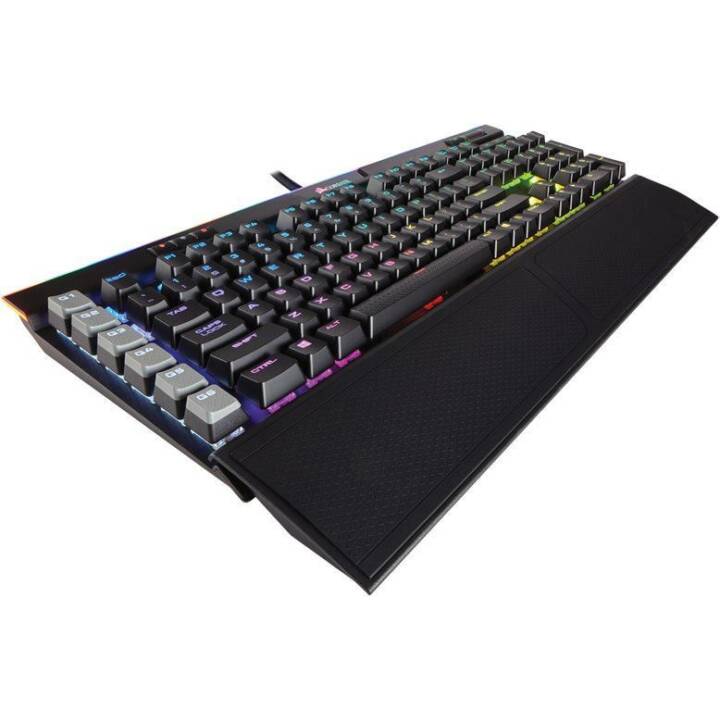 CORSAIR K95 RGB Platinum Cherry MX Speed (USB, Schweiz, Kabel)