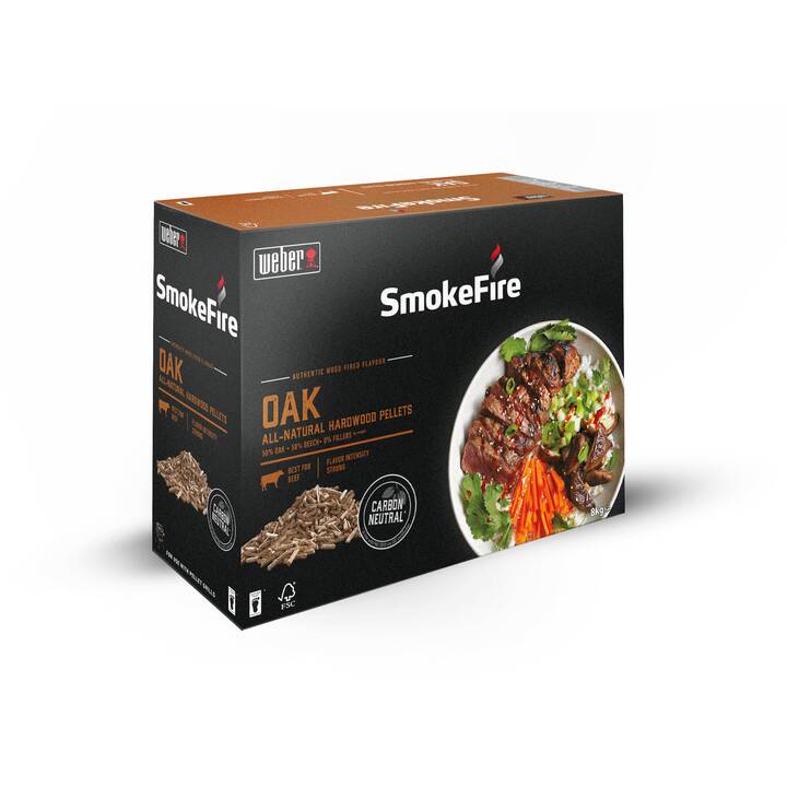 WEBER Pellets SmokeFire (Hêtre, Chêne, 8000 g)