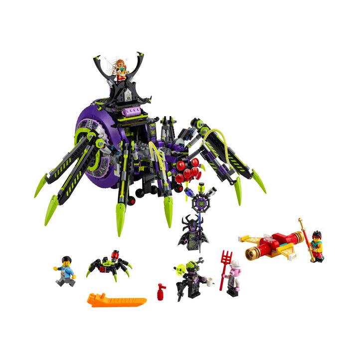 LEGO Monkie Kid La base arachnide de Spider Queen (80022, Difficile à trouver)