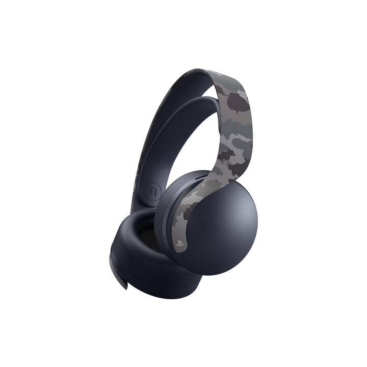 SONY Cuffia da gioco PULSE 3D-Wireless Grey Camouflage (Over-Ear)