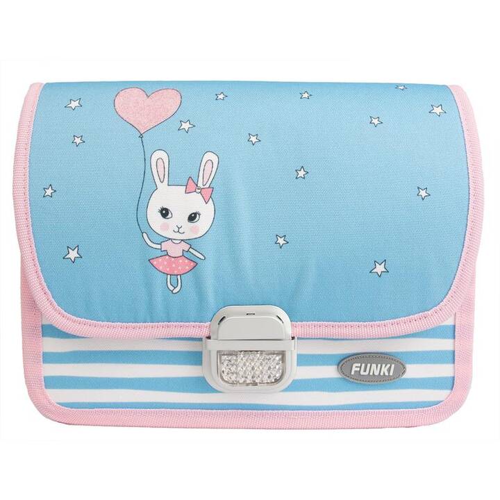 FUNKI Kindergartentasche Sweet Bunny (3.5 l, Blau, Rosa)