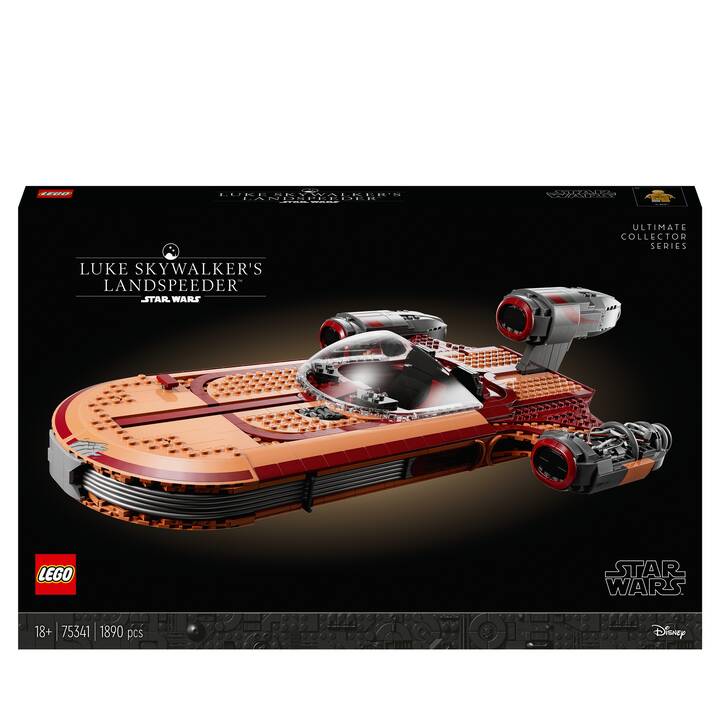 LEGO Star Wars Luke Skywalker’s Landspeeder (75341, seltenes Set)