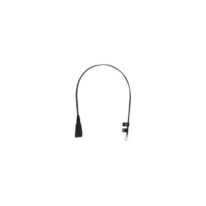 JABRA Câble de connexion (Noir, 0.5 m)
