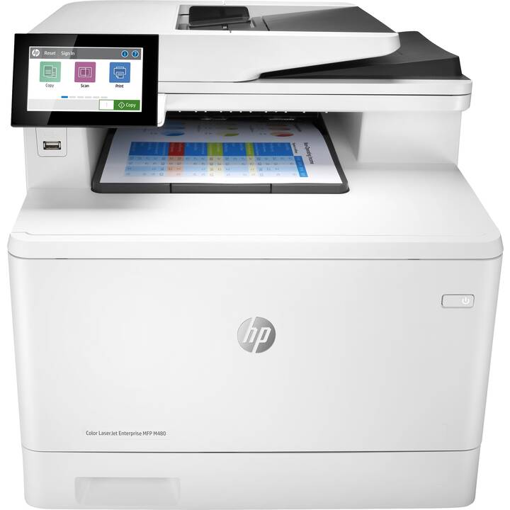 HP Color LaserJet Enterprise MFP M480f (Stampante laser, Colori, USB)