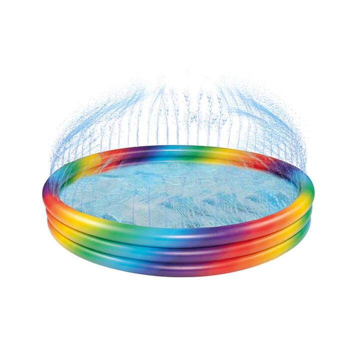 HAPPY PEOPLE Piscina fuori terra in tessuto Rainbow (150 cm x 25 cm)
