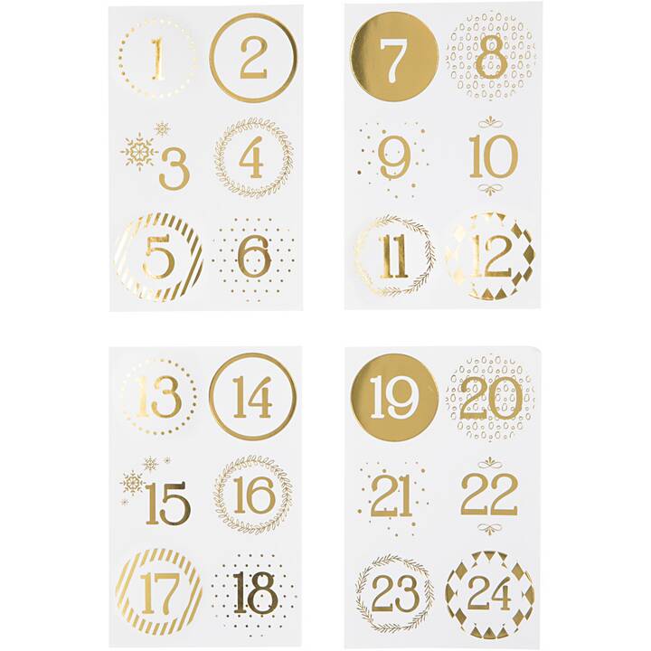 CREATIV COMPANY Numeri del calendario dell'avvento