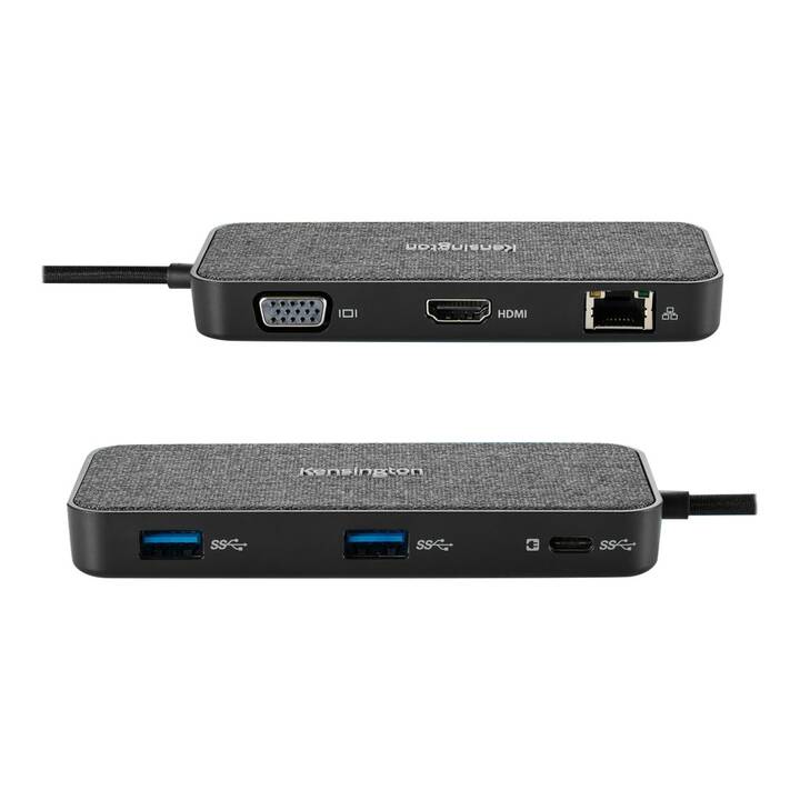 KENSINGTON Stations d'accueil SD1650P (HDMI, VGA, USB 3.2 Typ-C, D-Sub 15-polig HD, RJ-45 (LAN), 2 x USB 3.2 Typ-A)