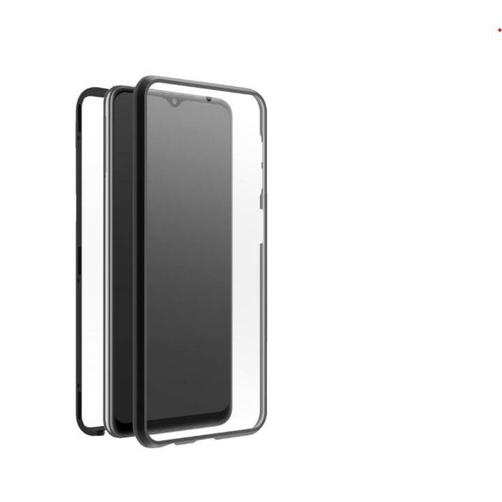 BLACK ROCK Standing Cover (Galaxy A34 5G, Transparent, Schwarz)