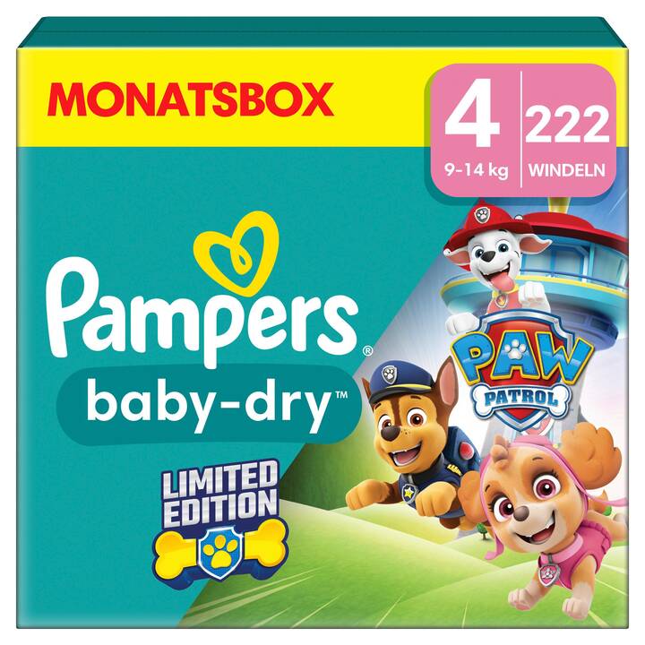 PAMPERS Baby-Dry Paw Patrol Limited Edition 4 (222 Stück)