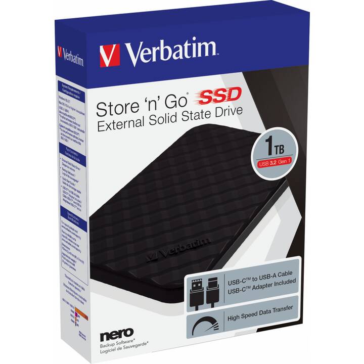 VERBATIM Store 'n' Go (USB tipo-C, 1 TB)