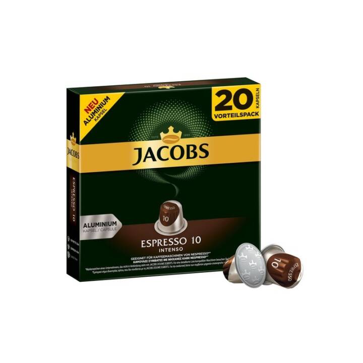 JACOBS Capsules de Café Espresso Intenso (20 pièce)
