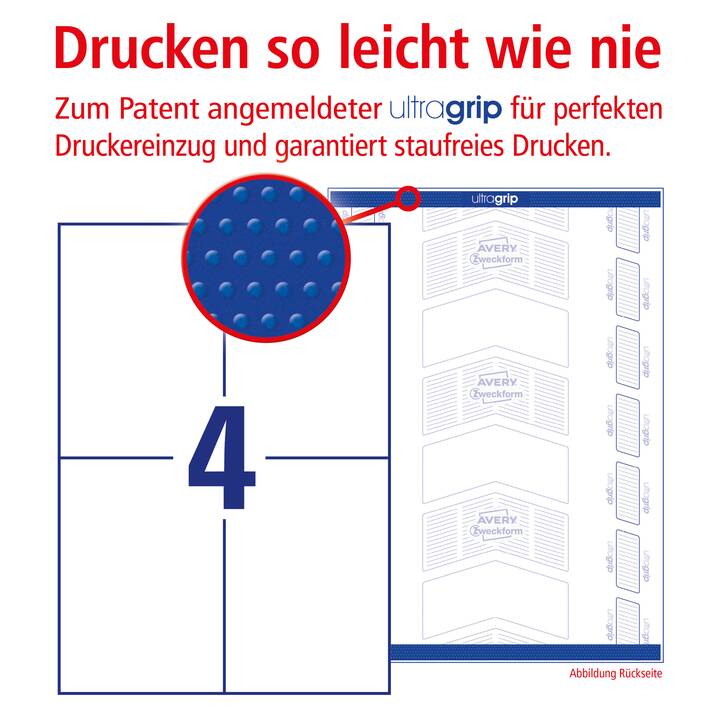 AVERY ZWECKFORM 6124 (148 x 105 mm)