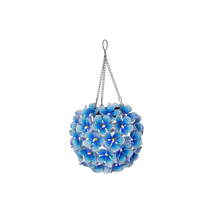 STAR TRADING Lampe solaire Hortensia (0.62 W, Bleu)