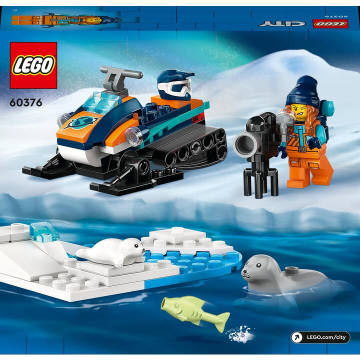 LEGO City La motoneige d’exploration arctique (60376)