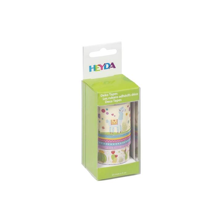 HEYDA Washi Tape Set (Multicolore, 5 m)