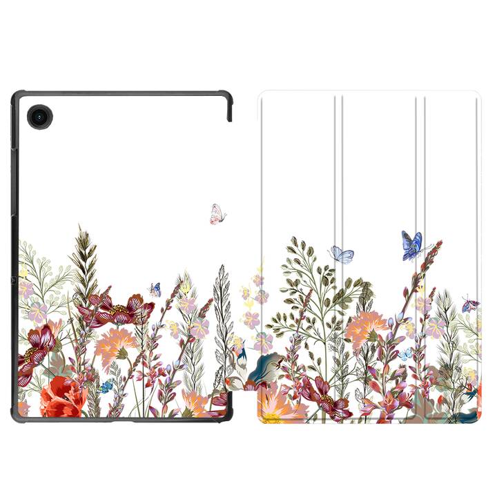 EG Hülle für Samsung Galaxy Tab A8 10.5" (2021) - Blumen - bunt