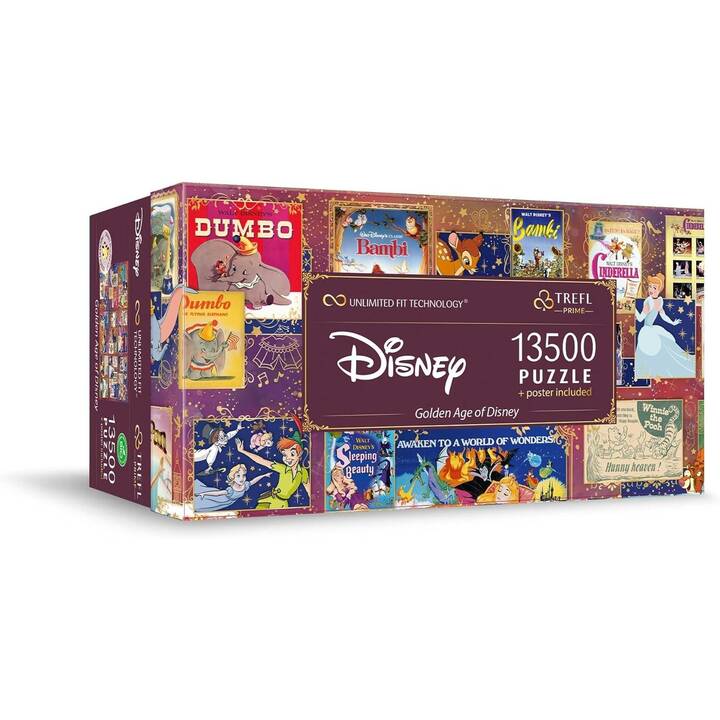TREFL Disney Golden Age of Disney Puzzle (9 x 1500 pezzo)