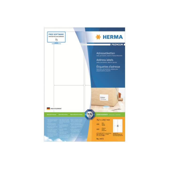 HERMA Premium (78.7 x 139.7 mm)