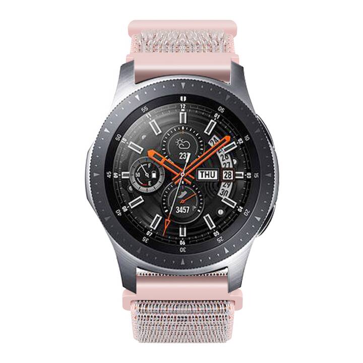 EG Armband für Galaxy Watch Active (40mm) - grau mit pink