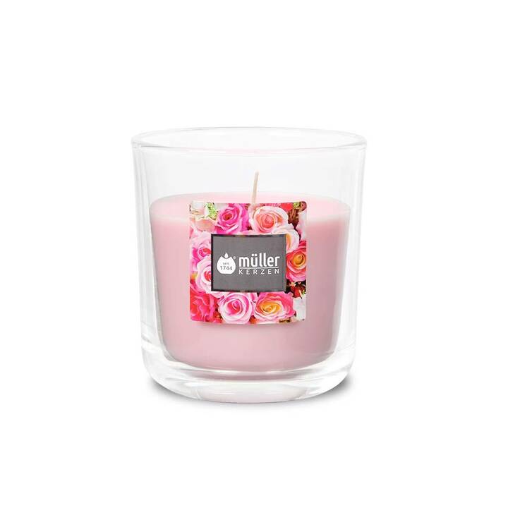 MÜLLER KERZEN Bougie parfumée English Rose (8 cm)