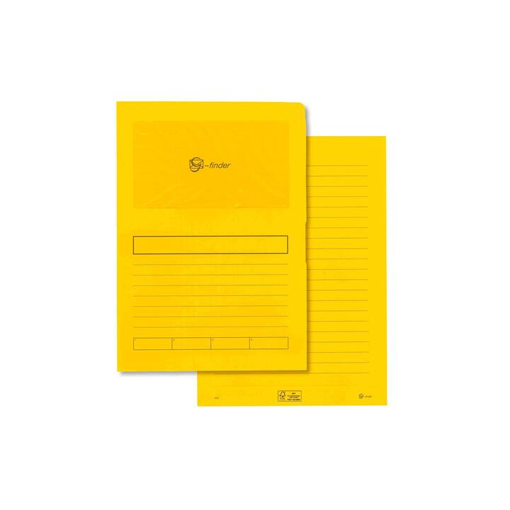 GÖSSLER Organisationsmappe (Gelb, A4, 100 Stück)