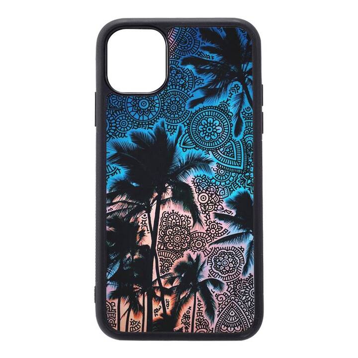 EG Backcover (iPhone 14 Plus, Mandala, Blau)