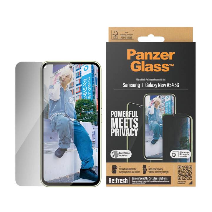 PANZERGLASS Displayschutzfolie Privacy (Galaxy A55)