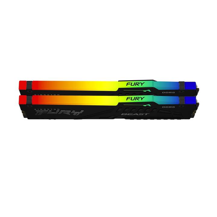 KINGSTON TECHNOLOGY FURY Beast RGB KF548C38BBAK2-16 (2 x 8 GB, DDR5 4800 MHz, DIMM 288-Pin)
