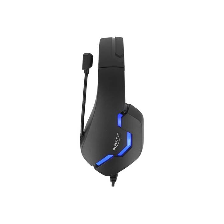 DELOCK Gaming Headset LED (Over-Ear)